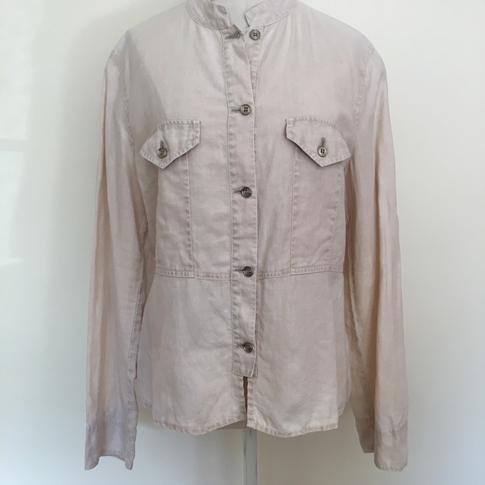 Krizia Jeans linen top